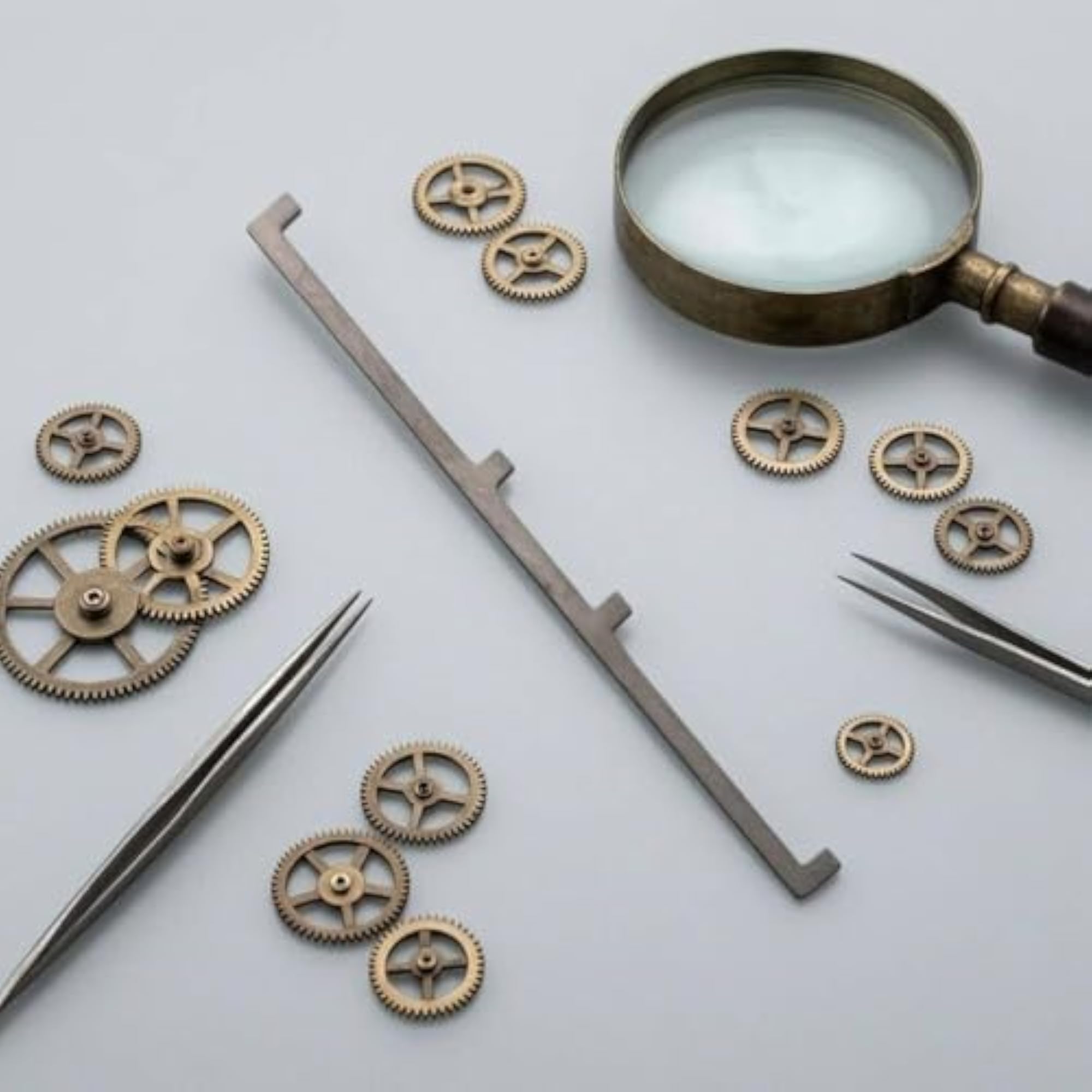 Stepped Notches Clock Ratchet Spring